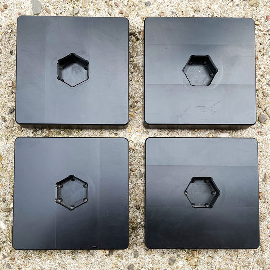 Fuß-Teller SkyHeia, 4 Stck.